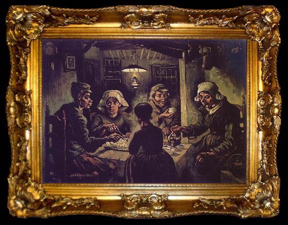 framed  Vincent Van Gogh The Potato Eaters, ta009-2